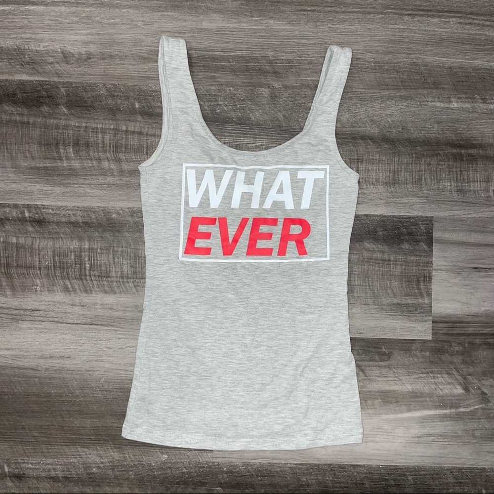 H&M DIVIDED NWT whatever gray tank - xs